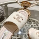 Chanel Thick Bottom Heels Slipper Sandals Shoes - Image 7