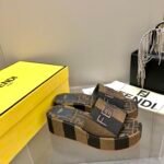 Fendi Thick Bottom Slipper Sandals Shoes