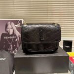 SAINT LAURENT Niki Baby In Vintage Leather Shoulder Bag - Image 9