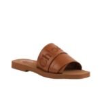 Chloe Leather Logo Embroidery Shoes Sandal