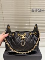 Chanel 25S Caviar Grain Hobo Bag - Image 9