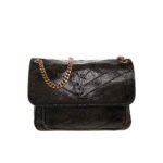 SAINT LAURENT Niki Baby In Vintage Leather Shoulder Bag
