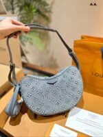 Louis Vuitton Denim Shoulder Bag Shoulder Bag Handbag - Image 5