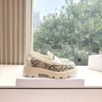 Dior Shoes Chanristian Dior Logo Buckle Flat Loafers Casual Slipper Shoes