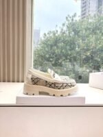 Dior Shoes Chanristian Dior Logo Buckle Flat Loafers Casual Slipper Shoes