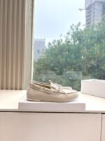 Dior Shoes Chanristian Dior Logo Buckle Flat Loafers Casual Slipper Shoes