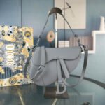 Dior Saddle Bag Matte Leather Shoulder Bag - Image 5