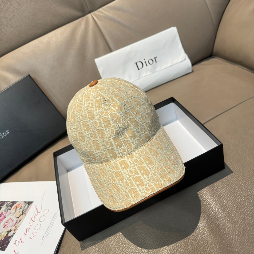 a08ae64572661a4670c613b569eaff4a Dior Baseball Cap - Vintage Monogram Sold-Out Canvas Leather - Image 1