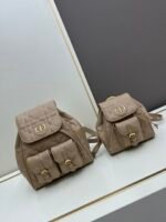 Dior 16944 Adjustable Strap Pearl Embellished Trendy Rucksack - Image 5