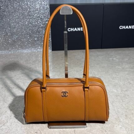 CHANEL 26SS 9161 Grained Leather Top Handle Tote Bag