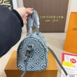 Louis Vuitton Denim Pillow - Image 3