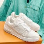 LV Trainer Couple Sneakers - PVC Leather TPU Splicing Original Outsole