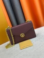 LV M13569 Black Monogram Empreinte Rosy Chain Wallet