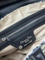 Dior 0446 Silver D-Studs Adjustable Strap Crossbody Bag - Image 12