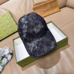 Gucci Baseball Cap - Vertical Striped Webbing Unisex Canvas Leather - Image 9