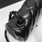 Chanel 1112 Lambskin Leather Handbag with Black Hardware - Image 12