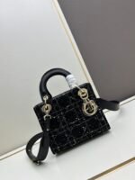 Dior 2013 Three-Compartment Cannage Stitch Adjustable Crossbody Bag