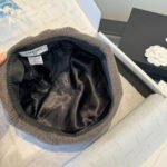 CHANEL Classic Wool Blend Beret Hat - Image 9