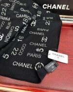 CHANEL 2025 140cm Silk-Cashmere Twilly Scarf - Image 5