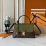 LV Madeleine BB Monogram Canvas Handbag with S-Lock Clasp
