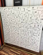 CHANEL 2025 140cm Silk-Cashmere Twilly Scarf - Image 14