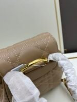 Dior 16944 Adjustable Strap Pearl Embellished Trendy Rucksack - Image 12