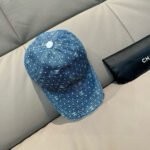 Chanel Baseball Cap - Mini Double C Denim & Full-Grain Leather